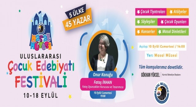 Uluslararası Çocuk Edebiyatı festivali Kartalda başlıyor