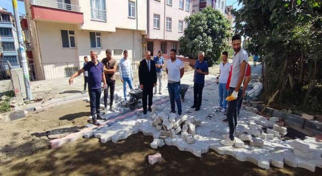 Ünyenin mahallelerinde yol sorunu ortadan kalkıyor