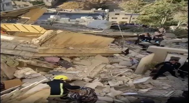Ürdünde bina çöktü: 1 ölü, 11 yaralı