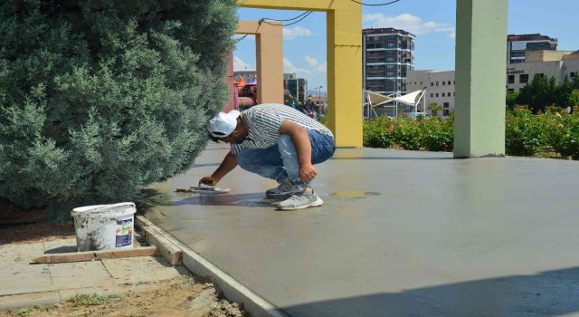 Uşaklının uğrak noktası Ata Park yenileniyor