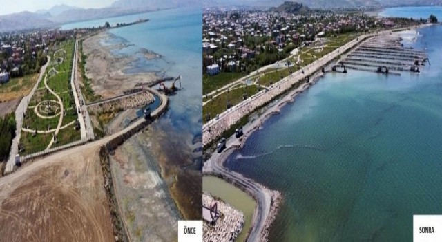 Van Gölünden 500 bin metreküp dip çamuru çıkarıldı