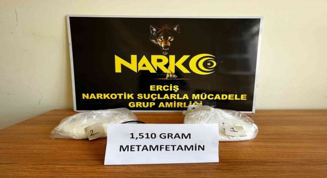 Vanda 1 kilo 510 gram metamfetamin ele geçirildi