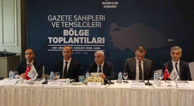 Vanda gazete sahipleri ve temsilcileri bölge toplantısı