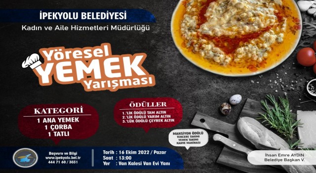 Vanda ödüllü yöresel yemek yarışması