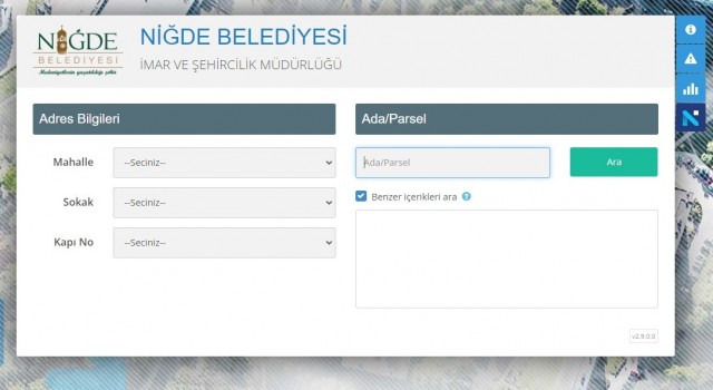 Vatandaş, Niğde Belediyesinin “e -imar uygulamasını”ndan memnun