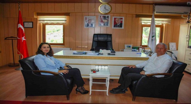 Yandımatadan Başkan Çaylıya iade-i ziyaret
