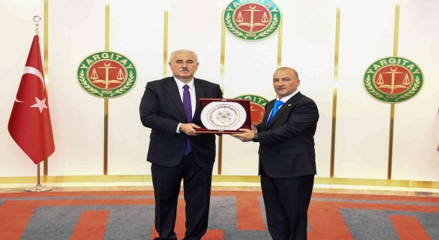 Yargıtay Başkanı Akarca, Azerbaycan Cumhuriyeti Başsavcıvekili Jamalovu kabul etti