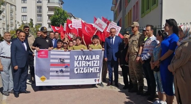 Yayalara öncelik duruşu, hayata saygı duruşu etkinliği