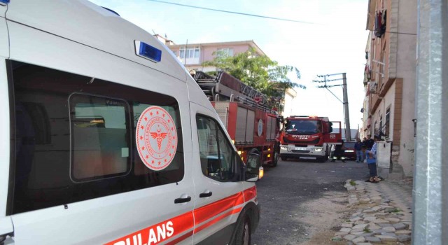 Yemeği ateşte unutup uyuyakaldı