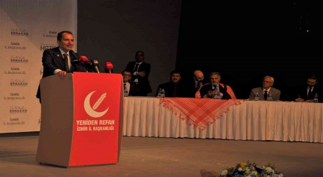Yeniden Refah Partisinin 2. olağan kongresi İzmirde gerçekleştirildi