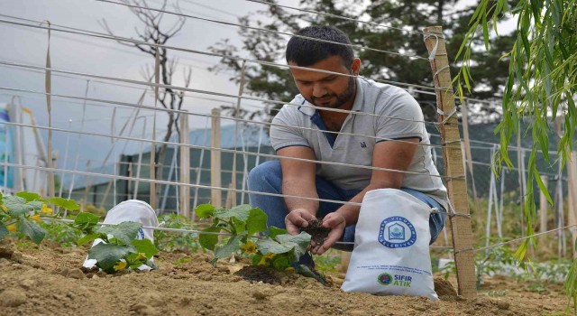 Yıldırımda atıklar çöpe gitmiyor gübreye dönüşüyor