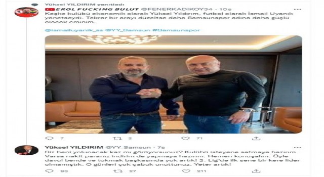 Yüksel Yıldırım: Kulübü satmaya hazırım