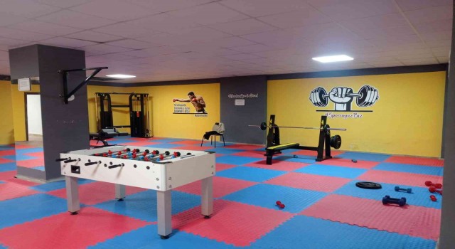 Yurtlarda spor ve sosyal alanları geliştirildi