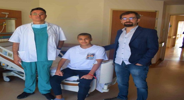 16 yaşındaki hastanın beyin kanaması ameliyatı başarı ile yapıldı