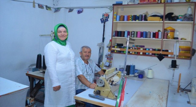 37 yıllık çiftin 21 yıllık terzilik mesaisi