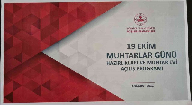400 muhtar, Ankaradaki muhtar evi açılışına katılacak