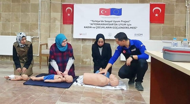 AFADdan SAHRA Derneği üyelerine ilkyardım eğitimi