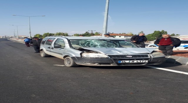 Ağrıda trafik kazası; 1 ölü, 1 yaralı