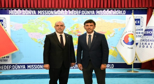 AK Parti İl Başkanı Zihni Çalışkandan ESOya ziyaret