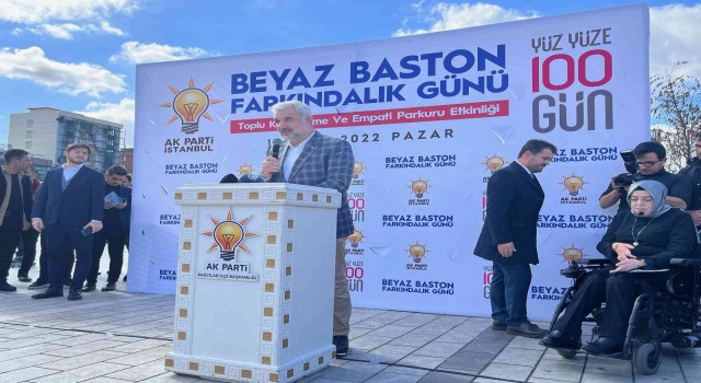 AK Parti ve Kızılay Bağcılarda engelli vatandaşlarla buluştu