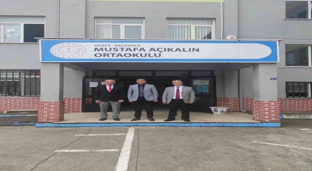 Akçakocada 1 okul daha çevre dostu projesine dahil oldu