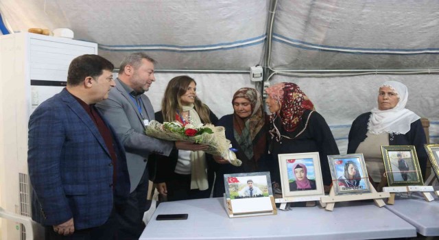 Almanyada hizmet veren Türk teşkilatı heyeti ‘Diyarbakır anneleriyle bir araya geldi