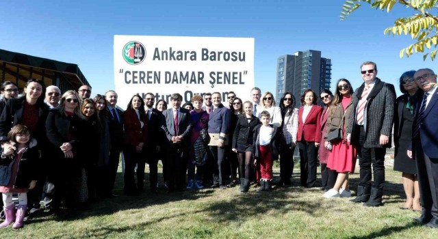 Ankara Barosundan Cumhuriyetimiz 100. yılına doğru 100 fidan dikiyoruz” etkinliği