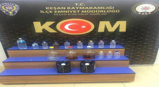 Aracında ve evinde litrelerce ev yapımı içki ele geçirildi