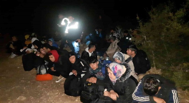 Aydında 122 düzensiz göçmen ile bir organizatör yakalandı