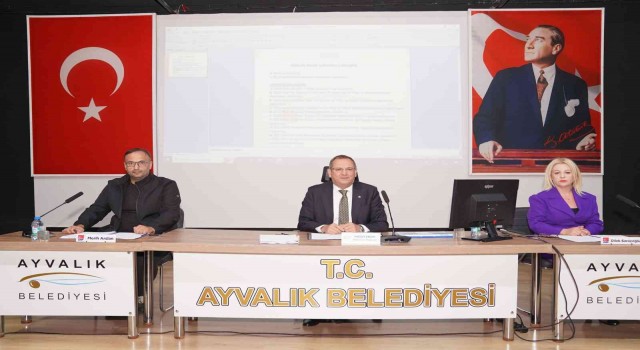 Ayvalık Belediyesinin 2023 yılı bütçesi oy birliğiyle 465 milyon lira oldu