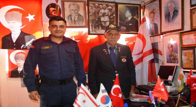 Ayvalıkta jandarma gazileri unutmadı