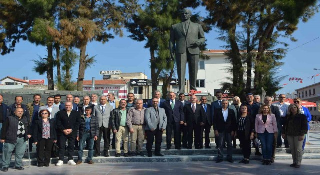 Ayvalıkta muhtarların hatırlanma sevinci