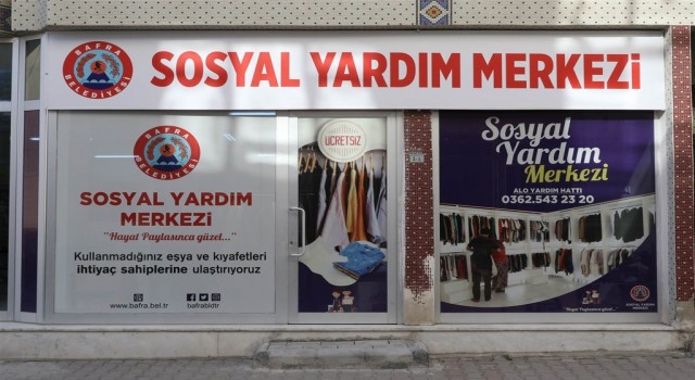 Bafra Belediyesi ihtiyaç sahibi vatandaşların yanında