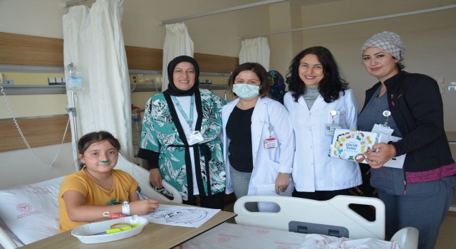 Bafra Devlet Hastanesinde Dünya Çocuk Günü etkinliği