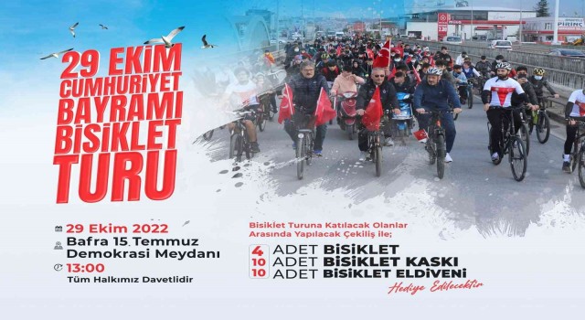 Bafrada 4. Cumhuriyet Bayramı Bisiklet Turu yapılacak