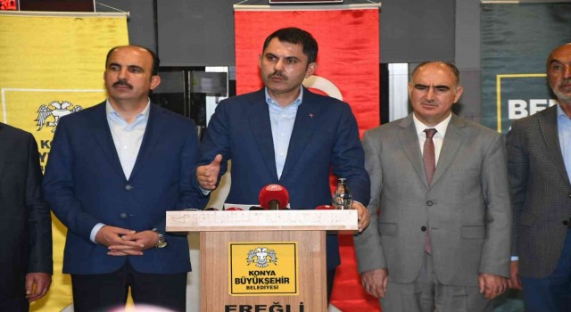 Bakan Kurum: “Onlar 6lı masa etrafında gelecek kaygısı çekerken, biz milletimize hizmet ediyoruz”