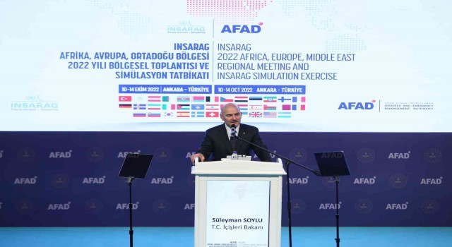 Bakan Soylu: “Türkiye çapında kurulan 27 afet bölgesel lojistik depo ve 54 lojistik destek depomuz var”
