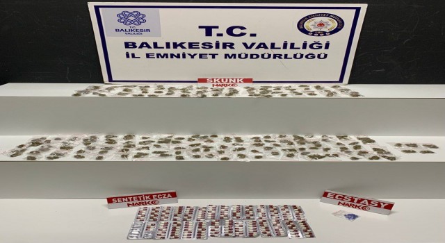 Balıkesirde uyuşturucu operasyonu