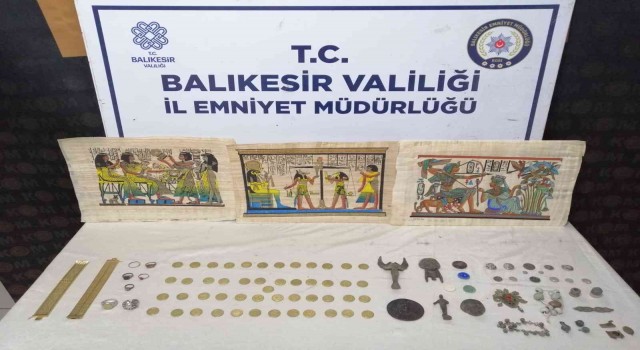 Bandırmada tarihi eser kaçakçılığına operasyon