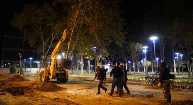Başkan Kılınç, Demokrasi Parkındaki çalışmaları inceledi