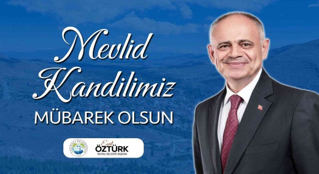 Başkan Öztürkten kandil mesajı