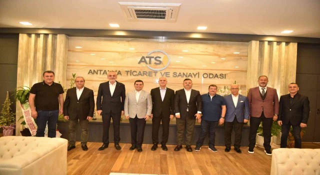 Başkan Tütüncüden, ATSO Başkanı Bahara ziyaret