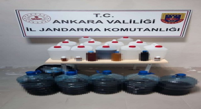 Başkentte 105 litreyi aşkın sahte alkol ele geçirildi