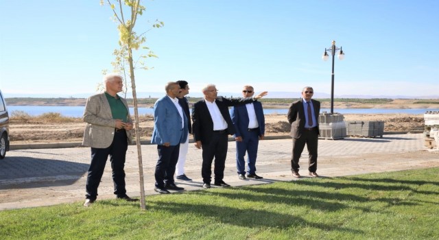Battalgazide Kırkgöz Sahil Parkı Projesinde çalışmalar son sürat