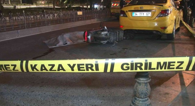 Beyazıtta yanından geçmeye çalıştığı vincin altında kaldı: 1 ölü