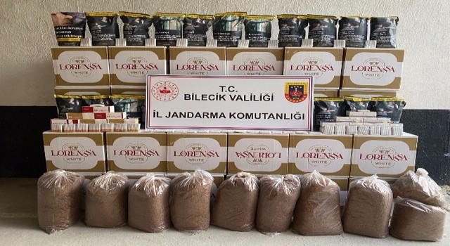 Bilecikte 255 kilogram kaçak tütün ele geçirildi