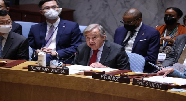 BM Genel Sekreteri Guterres: “(Rusya-Ukrayna savaşı) Her zaman olduğu gibi en yüksek bedeli siviller ödüyor”
