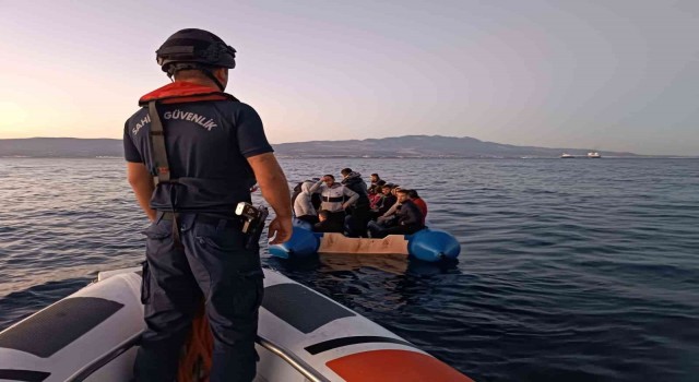 Bodrumda 30 düzensiz göçmen kurtarıldı