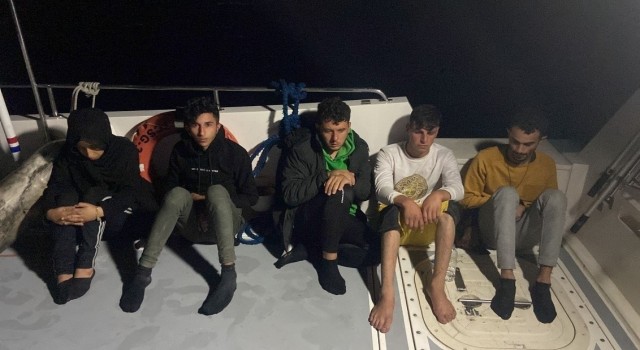 Bodrumda 5 düzensiz göçmen kurtarıldı