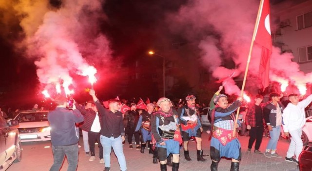 Bozdoğanda Cumhuriyet Bayramı kutlamaları gece de sürdü